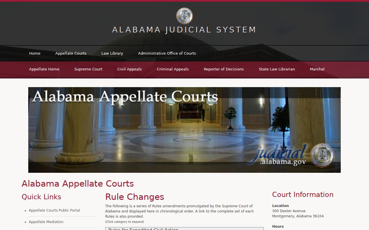 Dale County court date rule changes